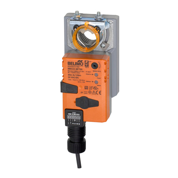 (Obsoleto) NMX24-MFT95 - Belimo Actuador de Damper, 0-135ohms, 24Vac, 24Vdc