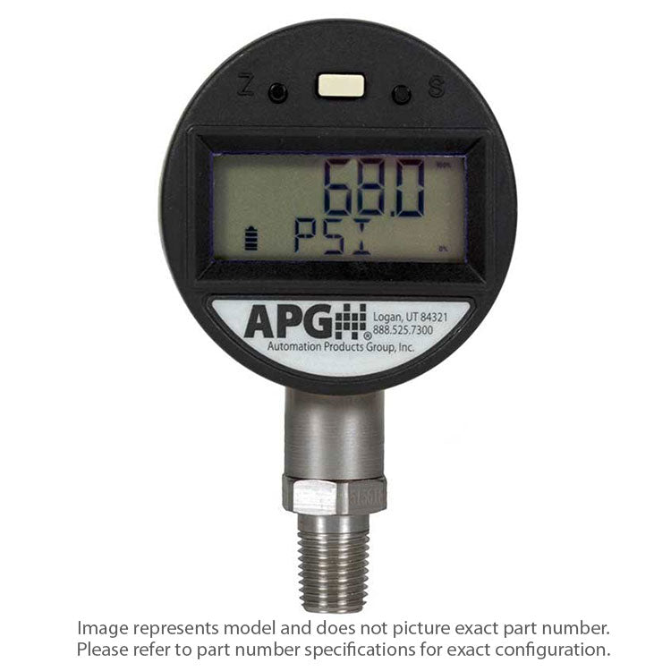 Manómetro Digital Propósito General, 0-1000psi, Display LCD, Batería 9V