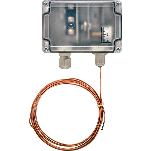Sensor de deteccion de baja temperatura pasivo, aux. incorporado, Reinicio automatico