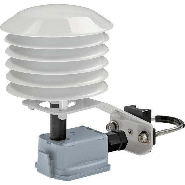 Sensor exterior con proteccion climatica y blindaje contra la radiacion de calor para humedad / temperatura activo, 0...5 V, 0...10 V