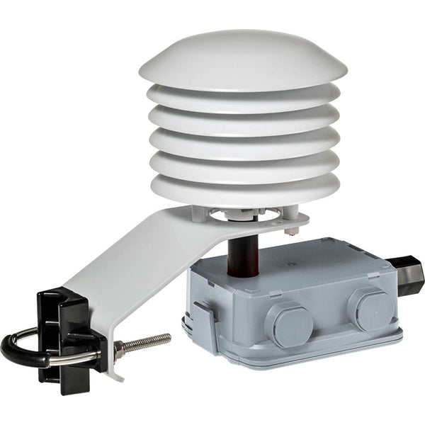 Sensor exterior con proteccion climatica y blindaje contra la radiacion de calor para hum / temp activo, BACnet, 0...5 V, 0...10 V