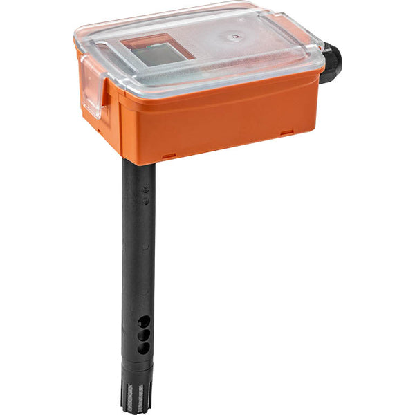 Sensor de ducto de aire para CO2 / humedad / temperatura activo, 0...5 V, 0...10 V, Longitud de la varilla 7" [180 mm]