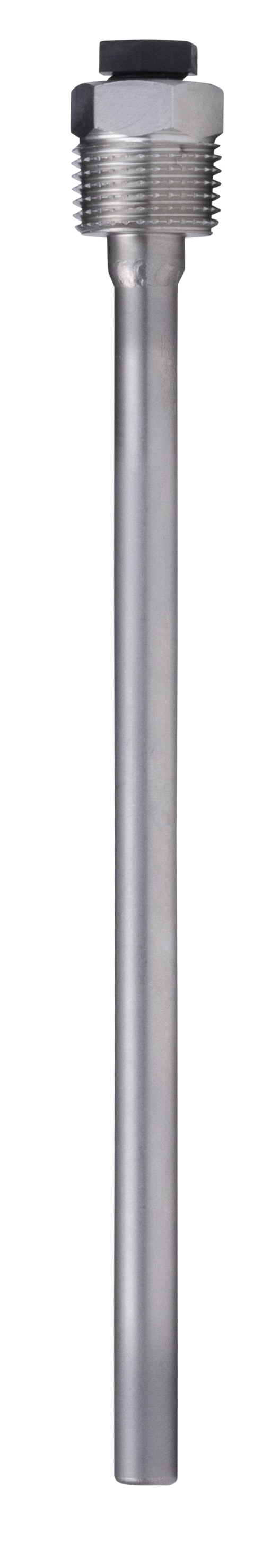Termopozo (fabricada) Acero inoxidable, 4" [100 mm], 1/2" NPT, SW = 3/4"