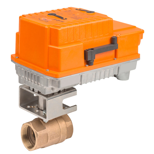 B249VS+PKRXUP-MFT-T - Valvula de Bola Belimo, 2 Vías, 2in, 2-10Vdc, On/Off, Flotante, 4-20mA, PWM, Con Comunicacion, 24Vac, 24Vdc, 120Vac, 240Vac, 120Vdc