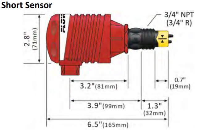 Switch de Flujo con Controlador, Líquido, Tuberías 3/4" a 1 1/2", Seleccionar Voltaje/Conexión/Material