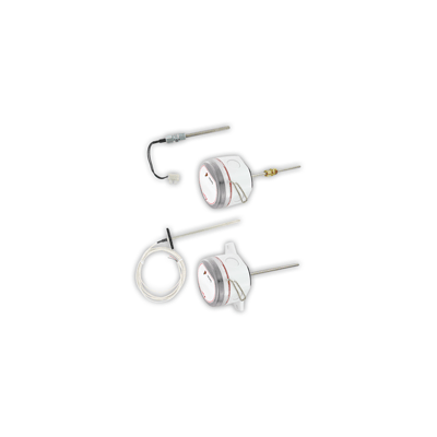 Sensor de temperatura para conducto de aire con sonda de 8 pulgadas, termistor de 10K ohmios tipo II, gabinete GP.