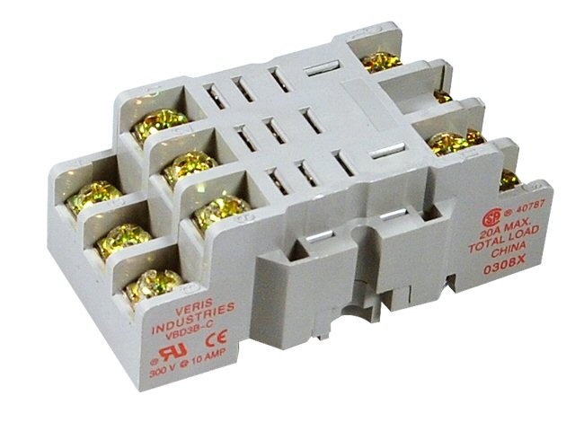 Socket, 3PDT, Plain, Blade, DIN