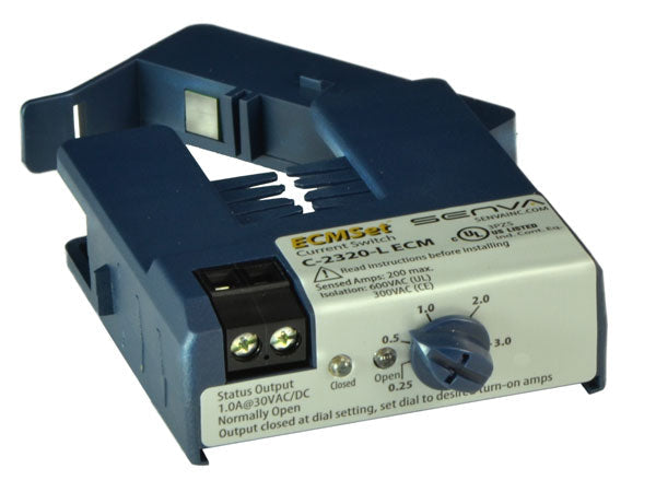 Current Switch, ECM, N.O., Split-core, 0.25-200A range