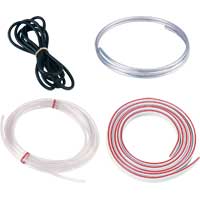 Se recomienda tubería de aluminio para instalaciones permanentes. 1/4" de diámetro externo, 5' de largo, presión máxima de 500 psi a 200 °F.