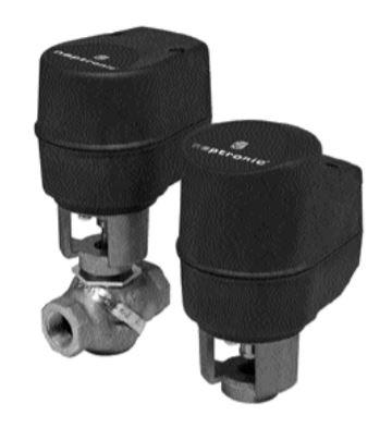 Válvula c/Actuador, 1/2in, Globo, 2 Vías, NPT, CV 2.2, 24Vac, 30Vdc, Sin Ret Resorte, 2-10Vdc, 4-20mA, 60seg