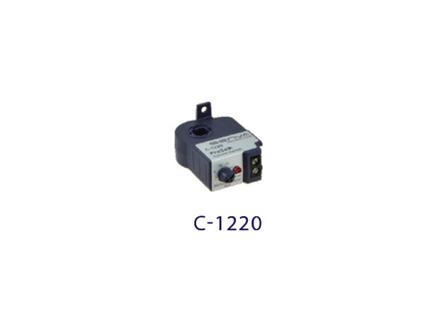 Current Switch, PreSet, N.O. Mini Solid-Core,.75-50A;120VAC